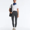 Leggings Comfortlux com cintura em V e contraste, comprimento até ao tornozelo Leggings Comfortlux com cintura em V e contraste, comprimento até ao tornozelo