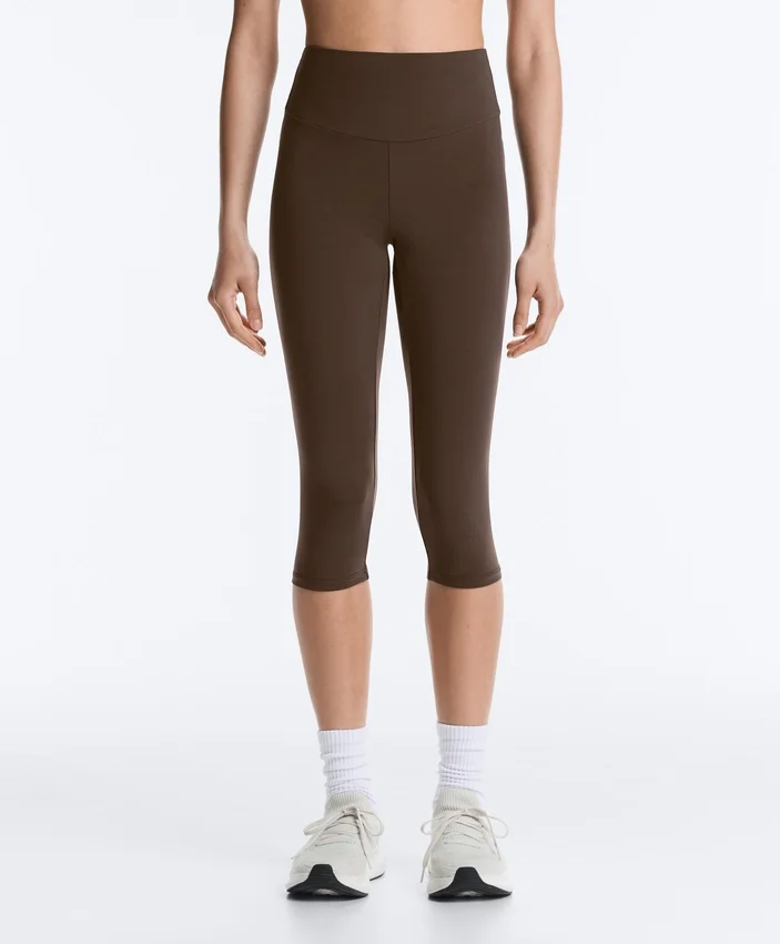 Leggings Comfortlux de cintura alta, 40 cm, até ao joelho Leggings Comfortlux de cintura alta, 40 cm, até ao joelho