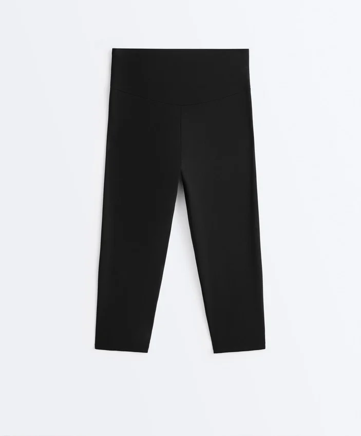 Leggings Comfortlux de cintura alta, 40 cm, até ao joelho Leggings Comfortlux de cintura alta, 40 cm, até ao joelho