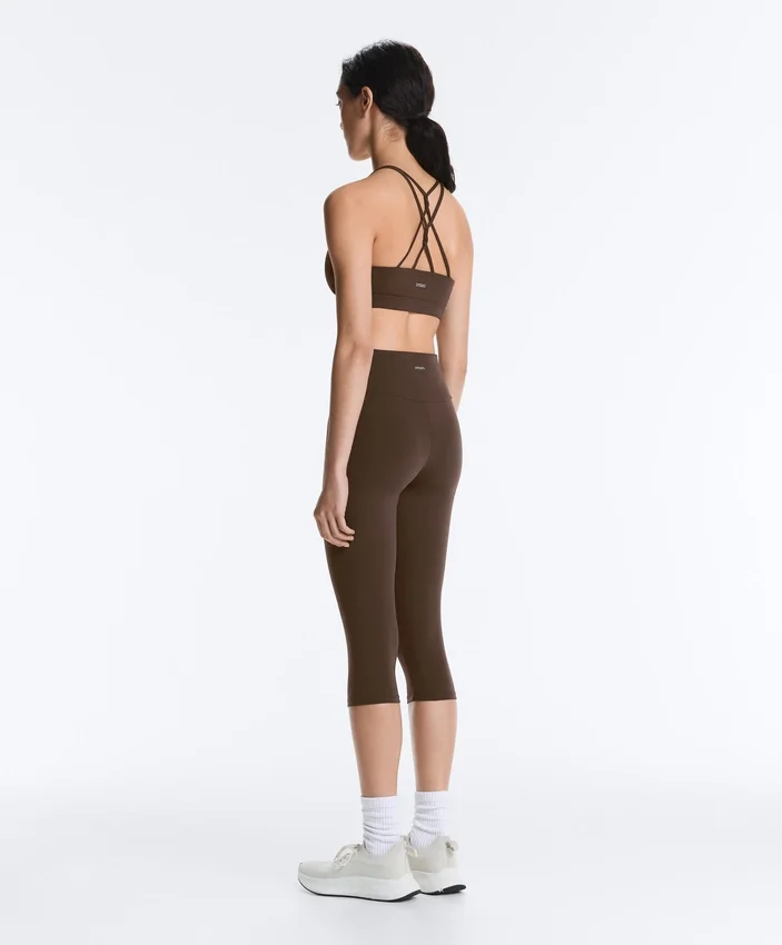 Leggings Comfortlux de cintura alta, 40 cm, até ao joelho Leggings Comfortlux de cintura alta, 40 cm, até ao joelho