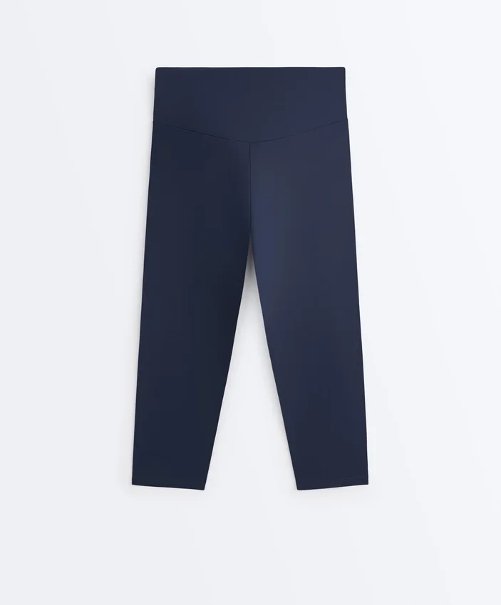 Leggings Comfortlux de cintura alta, 40 cm, até ao joelho Leggings Comfortlux de cintura alta, 40 cm, até ao joelho