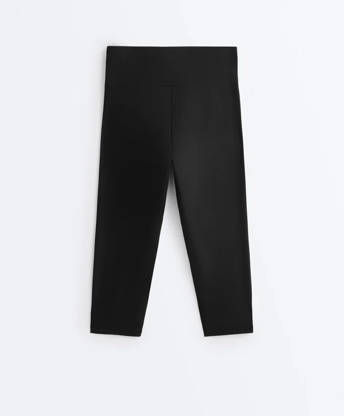 Leggings Comfortlux de cintura alta, 40 cm, até ao joelho Leggings Comfortlux de cintura alta, 40 cm, até ao joelho