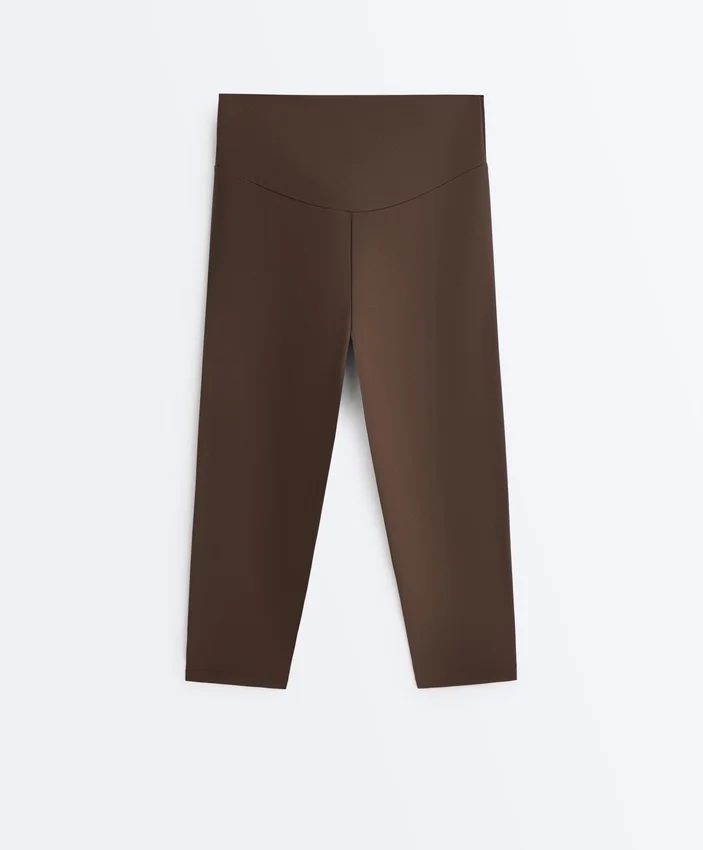 Leggings Comfortlux de cintura alta, 40 cm, até ao joelho Leggings Comfortlux de cintura alta, 40 cm, até ao joelho
