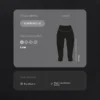 Leggings Comfortlux de cintura alta, 40 cm, até ao joelho Leggings Comfortlux de cintura alta, 40 cm, até ao joelho