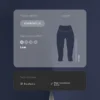 Leggings Comfortlux de cintura alta, 40 cm, até ao joelho Leggings Comfortlux de cintura alta, 40 cm, até ao joelho