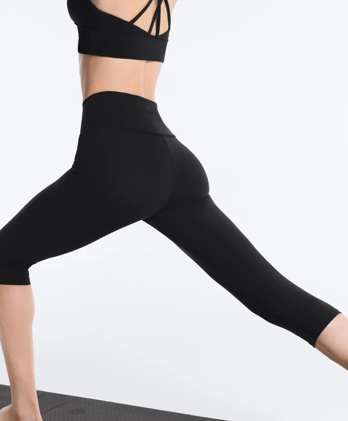 Leggings Comfortlux de cintura alta, 40 cm, até ao joelho Leggings Comfortlux de cintura alta, 40 cm, até ao joelho
