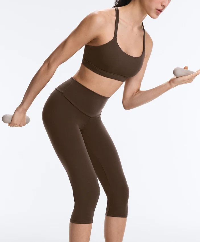 Leggings Comfortlux de cintura alta, 40 cm, até ao joelho Leggings Comfortlux de cintura alta, 40 cm, até ao joelho