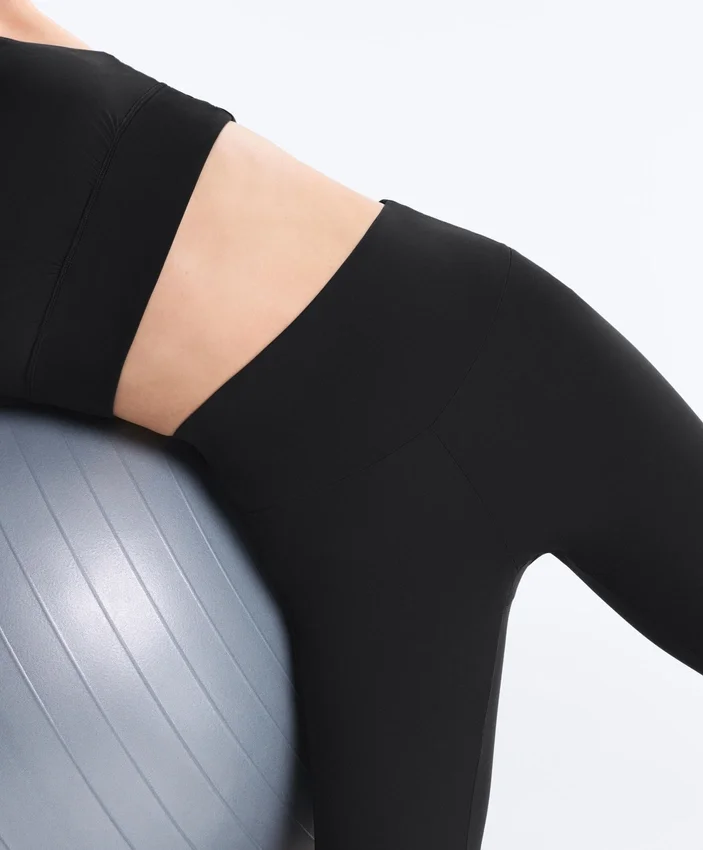 Leggings Comfortlux de cintura alta, 40 cm, até ao joelho Leggings Comfortlux de cintura alta, 40 cm, até ao joelho
