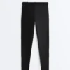 Leggings Comfortlux de cintura alta, 65 cm, até ao tornozelo, com cinto