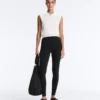 Leggings Comfortlux de cintura alta, 65 cm, até ao tornozelo, com cinto