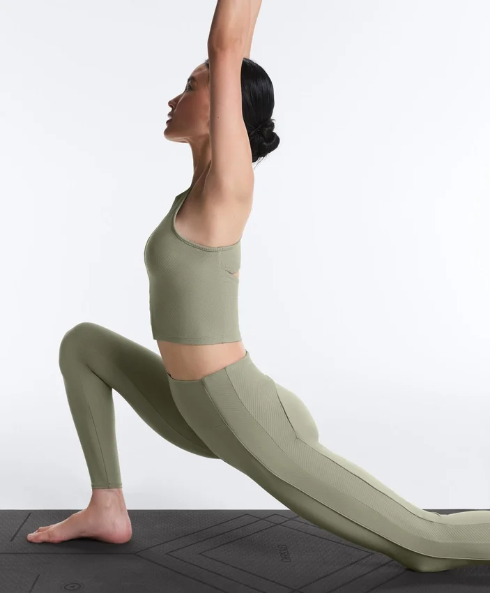 Leggings Comfortlux de cintura alta com cano até ao tornozelo Leggings Comfortlux de cintura alta com cano até ao tornozelo