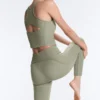 Leggings Comfortlux de cintura alta com cano até ao tornozelo Leggings Comfortlux de cintura alta com cano até ao tornozelo