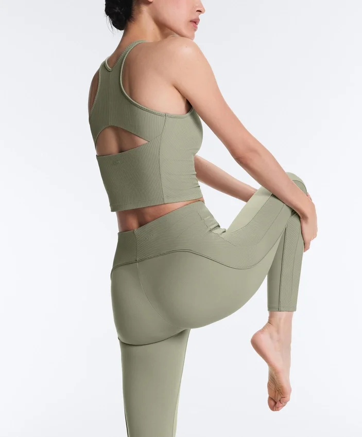 Leggings Comfortlux de cintura alta com cano até ao tornozelo Leggings Comfortlux de cintura alta com cano até ao tornozelo