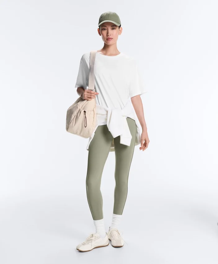 Leggings Comfortlux de cintura alta com cano até ao tornozelo Leggings Comfortlux de cintura alta com cano até ao tornozelo