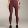 Leggings Comfortlux de cintura alta e comprimento até ao tornozelo, com canelado Leggings Comfortlux de cintura alta e comprimento até ao tornozelo, com canelado