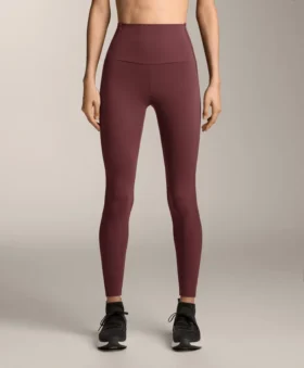 Leggings Comfortlux de cintura alta e comprimento até ao tornozelo, com canelado Leggings Comfortlux de cintura alta e comprimento até ao tornozelo, com canelado