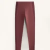 Leggings Comfortlux de cintura alta e comprimento até ao tornozelo, com canelado Leggings Comfortlux de cintura alta e comprimento até ao tornozelo, com canelado