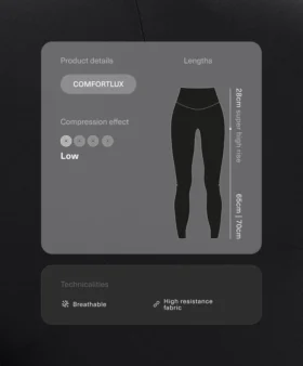 Leggings Comfortlux de cintura superalta e comprimento até ao tornozelo Leggings Comfortlux de cintura superalta e comprimento até ao tornozelo