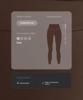 Leggings Comfortlux de cintura superalta e comprimento até ao tornozelo Fuseau Leggings Comfortlux de cintura superalta e comprimento até ao tornozelo Fuseau