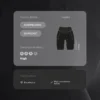 Leggings de ciclismo com cintura alta e bolso Compressive de 20 cm Leggings de ciclismo com cintura alta e bolso Compressive de 20 cm