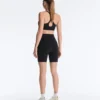 Leggings de ciclismo com cintura alta e bolso Compressive de 20 cm Leggings de ciclismo com cintura alta e bolso Compressive de 20 cm