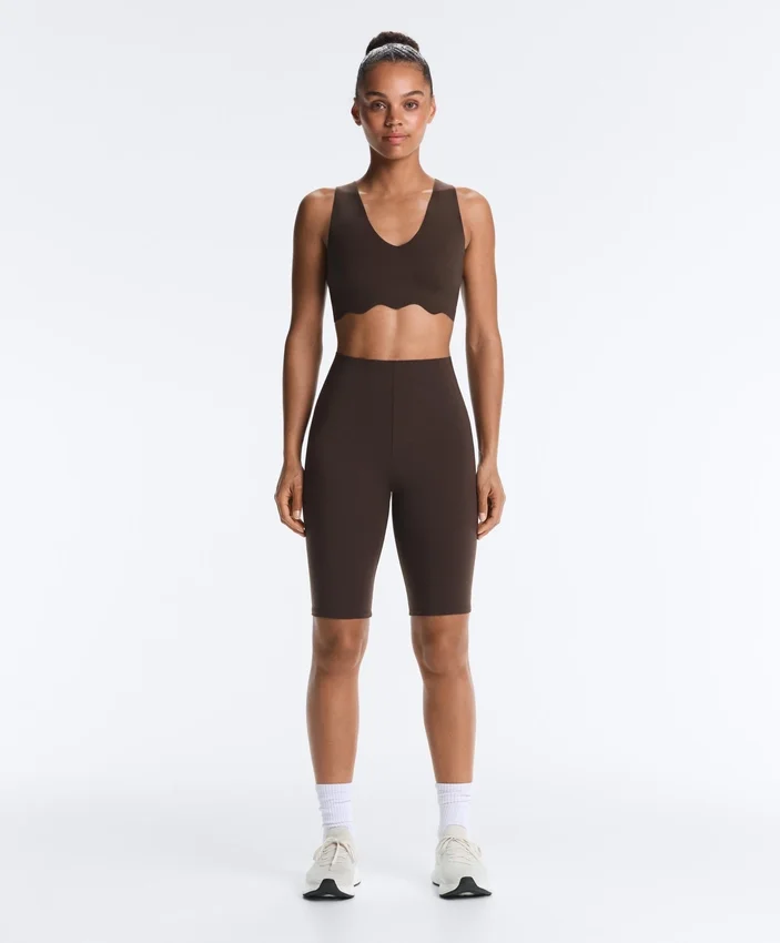 Leggings de ciclismo de cintura alta com Core Control do tronco de 25 cm Leggings de ciclismo de cintura alta com Core Control do tronco de 25 cm