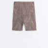 Leggings de ciclista Comfortlux de cintura alta com 20 cm em xadrez