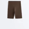 Leggings de ciclista Comfortlux de cintura alta com comprimento de 20 cm Leggings de ciclista Comfortlux de cintura alta com comprimento de 20 cm