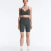Leggings de ciclista Comfortlux de cintura alta com comprimento de 20 cm