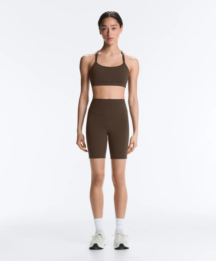 Leggings de ciclista Comfortlux de cintura alta com comprimento de 20 cm Leggings de ciclista Comfortlux de cintura alta com comprimento de 20 cm