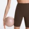 Leggings de ciclista Comfortlux de cintura alta com comprimento de 20 cm Leggings de ciclista Comfortlux de cintura alta com comprimento de 20 cm