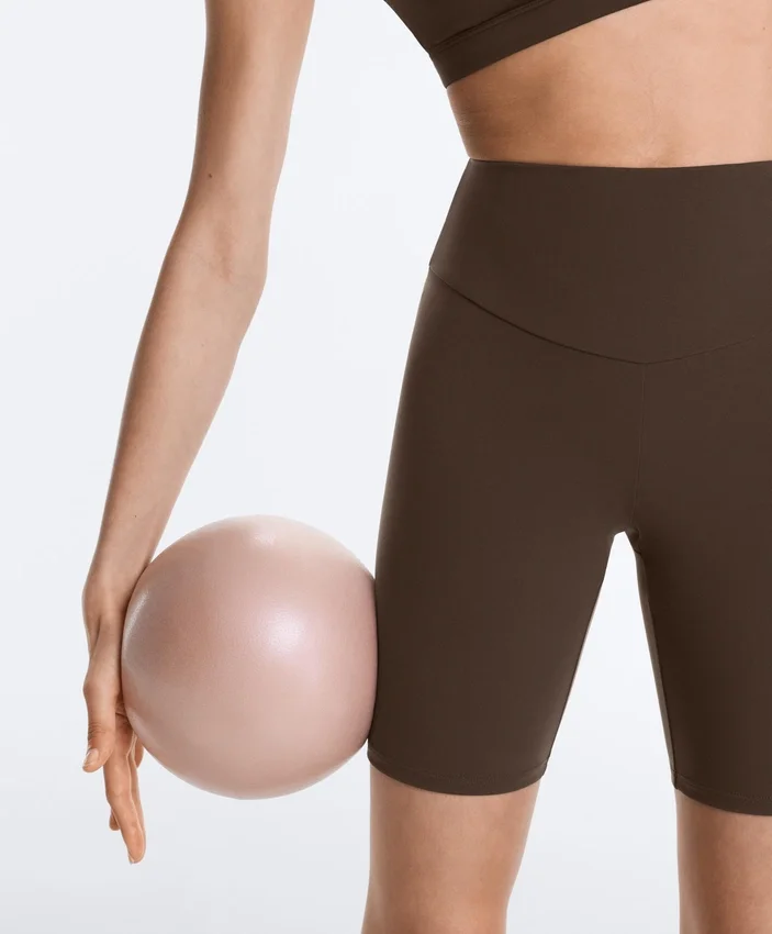 Leggings de ciclista Comfortlux de cintura alta com comprimento de 20 cm Leggings de ciclista Comfortlux de cintura alta com comprimento de 20 cm