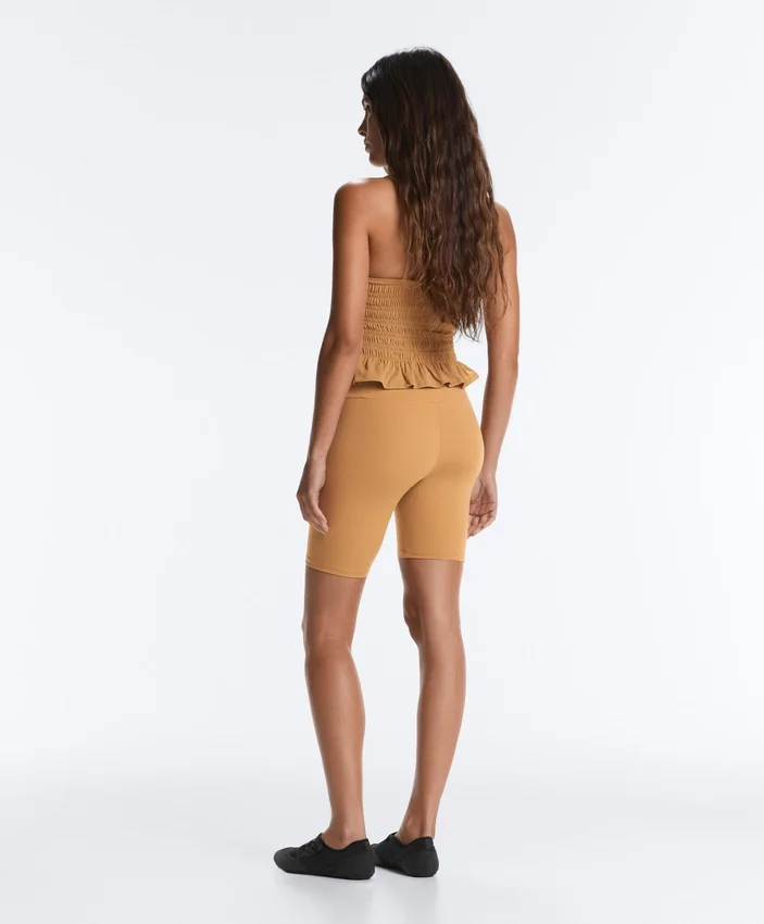 Leggings de ciclista Comfortlux de cintura alta com comprimento de 20 cm Leggings de ciclista Comfortlux de cintura alta com comprimento de 20 cm