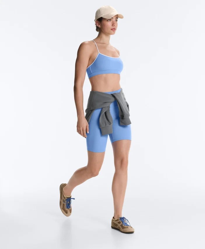 Sutiã desportivo Comfortlux de apoio leve com debrum Sutiã desportivo Comfortlux de apoio leve com debrum