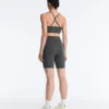 Leggings de ciclista Comfortlux de cintura alta com comprimento de 20 cm