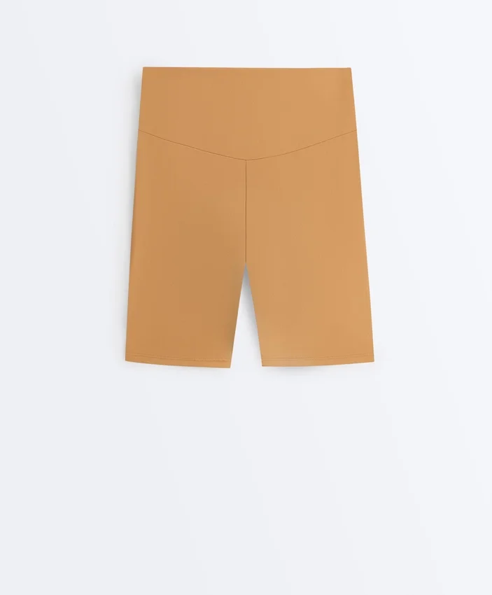 Leggings de ciclista Comfortlux de cintura alta com comprimento de 20 cm Leggings de ciclista Comfortlux de cintura alta com comprimento de 20 cm