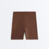 Leggings de ciclista de cintura alta com corte a laser invisível