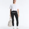 Leggings de cintura alta até ao tornozelo Perfect-Adapt com detalhes contrastantes Leggings de cintura alta até ao tornozelo Perfect-Adapt com detalhes contrastantes