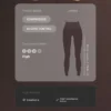 Leggings de cintura alta com controlo Core Control do tronco, comprimento até ao tornozelo e detalhe ondulado Leggings de cintura alta com controlo Core Control do tronco, comprimento até ao tornozelo e detalhe ondulado