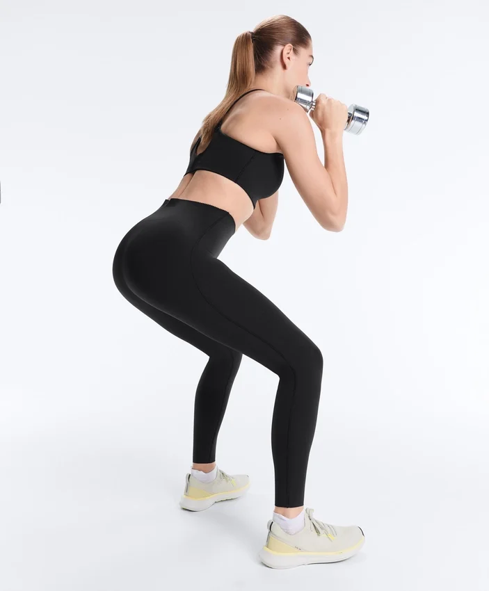 Leggings de cintura alta, Compressive, com Core Control e comprimento até ao tornozelo Leggings de cintura alta, Compressive, com Core Control e comprimento até ao tornozelo