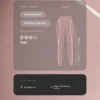 Leggings de cintura alta, Compressive, com Core Control e comprimento até ao tornozelo, com detalhes contrastantes Leggings de cintura alta, Compressive, com Core Control e comprimento até ao tornozelo, com detalhes contrastantes