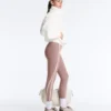 Leggings de cintura alta, Compressive, com Core Control e comprimento até ao tornozelo, com detalhes contrastantes Leggings de cintura alta, Compressive, com Core Control e comprimento até ao tornozelo, com detalhes contrastantes