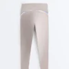 Leggings de cintura alta, Compressive e com contraste, até ao tornozelo Leggings de cintura alta, Compressive e com contraste, até ao tornozelo