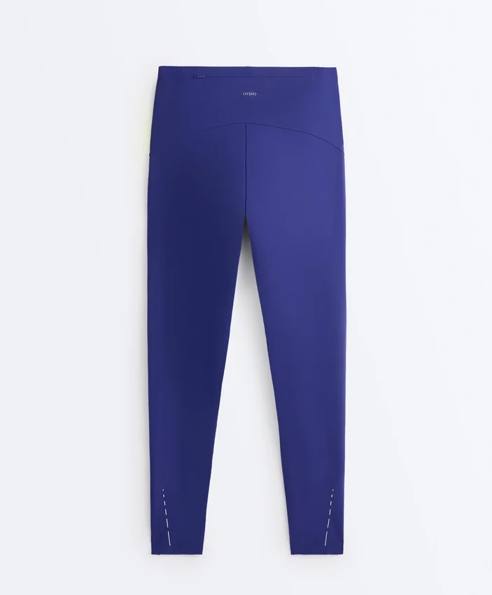 Leggings de cintura alta, Compressive e refletoras, com comprimento até ao tornozelo Leggings de cintura alta, Compressive e refletoras, com comprimento até ao tornozelo