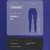 Leggings de cintura alta, Compressive e refletoras, com comprimento até ao tornozelo Leggings de cintura alta, Compressive e refletoras, com comprimento até ao tornozelo