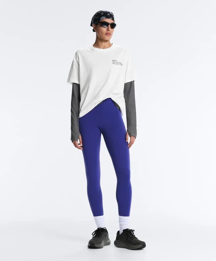 Leggings de cintura alta, Compressive e refletoras, com comprimento até ao tornozelo Leggings de cintura alta, Compressive e refletoras, com comprimento até ao tornozelo