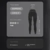 Leggings de cintura alta, Compressive, Raise Up, comprimento até ao tornozelo Leggings de cintura alta, Compressive, Raise Up, comprimento até ao tornozelo