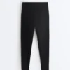 Leggings de cintura alta, comprimento até ao tornozelo, Light Touch e corte em V, 65 cm Leggings de cintura alta, comprimento até ao tornozelo, Light Touch e corte em V, 65 cm