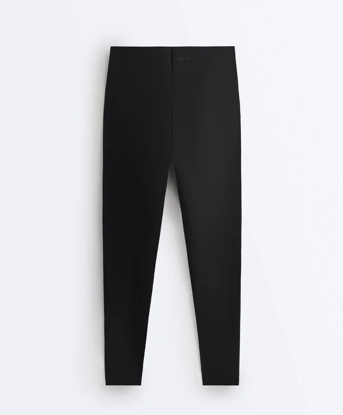Leggings de cintura alta, comprimento até ao tornozelo, Light Touch e corte em V, 65 cm Leggings de cintura alta, comprimento até ao tornozelo, Light Touch e corte em V, 65 cm