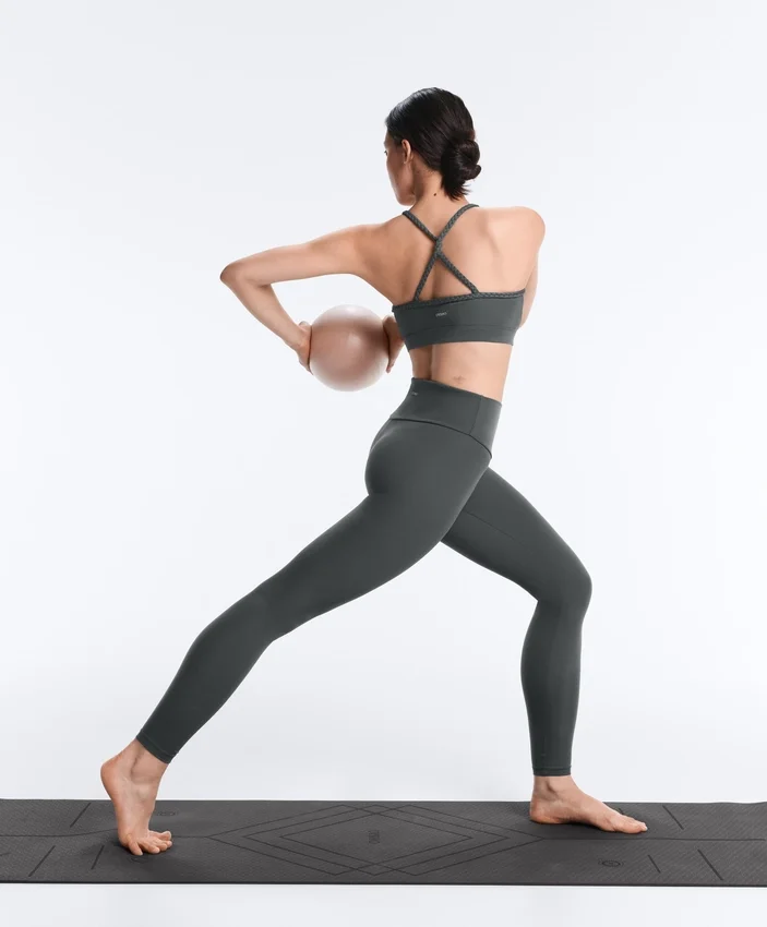 Leggings de cintura alta e comprimento até ao tornozelo Comfortlux Leggings de cintura alta e comprimento até ao tornozelo Comfortlux